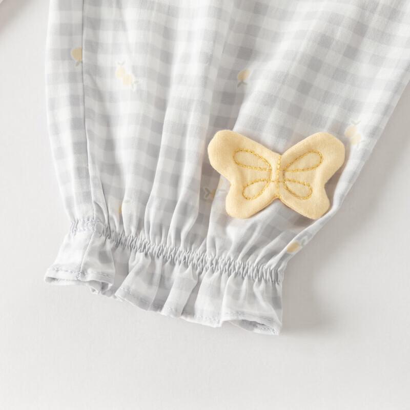 DAVE & BELLA Girls' Summer Anti-Mosquito Print Cuffed Pants