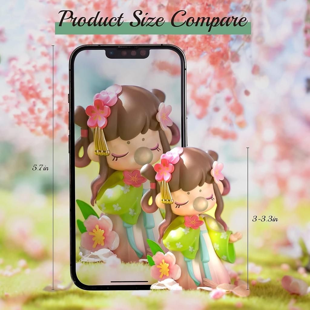 Robotime Rolife Nanci Chinese Classical Poetry Blind Box Action Figures Doll Toys Surprise Box Girls Toys for Children Friends