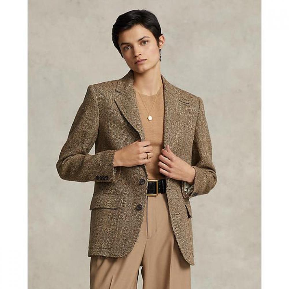 

Жіночий піджак Polo Ralph Lauren з суміші льону з візерунком ялинка Wmpootwn5v20184101 6