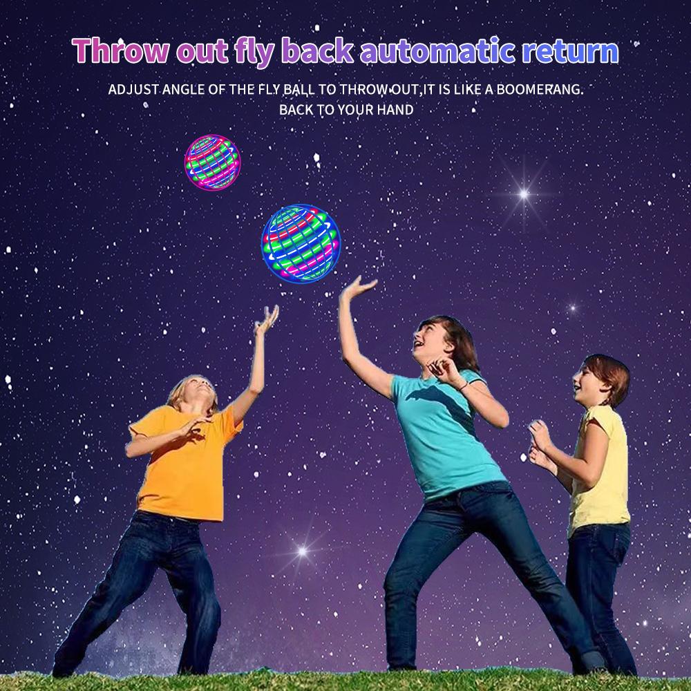 Flying Ball, Automatic Spinning Ball, LED Dazzling Lights, Floating Magic, Fan, UFO Flying Machine, Toy, Gift, Game, Sports Ball