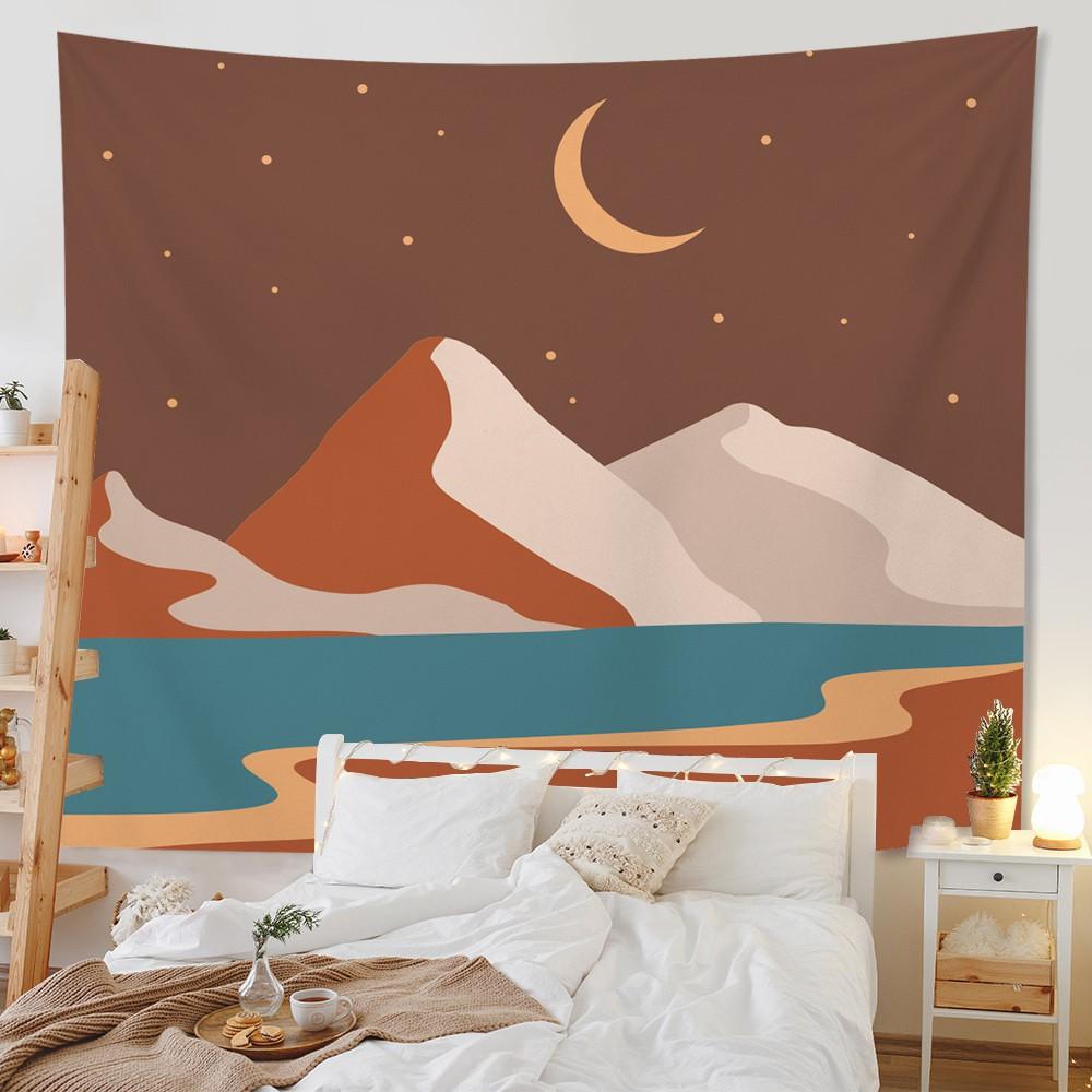 Home Decor Morandi Tapestry Background Room Living Room Bedroom Wall Hanging Background Wall Tablecloth