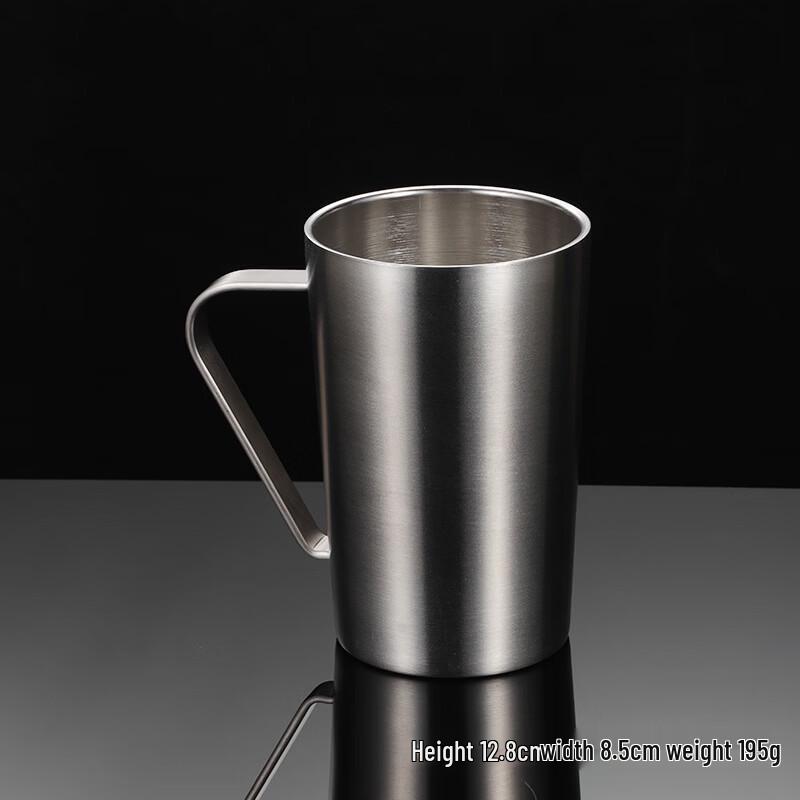 

304 Stainless Steel Double Wall Insulated Beer Mug with Handle