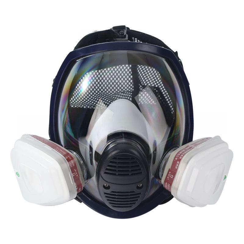 Multifunctional Gas Mask for Spray Painting, Pesticides, Chemical Protection & Grinding Dust with Spherical Design