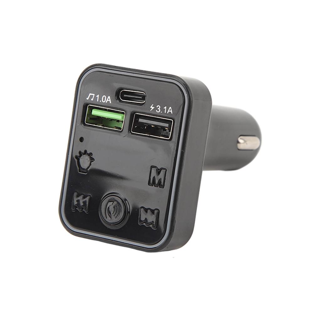 FM Function Dual USB Charging Car Player Smart Bluetooth Talk MP3 Car Player DC12V‑24V