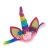 Unicorn Birthday Headband for Kids with Golden Horn