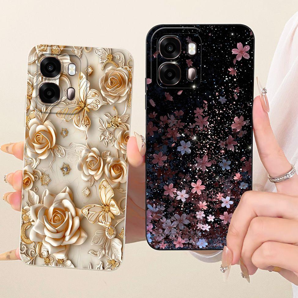 For Oppo A6s 5G CPH2789 Cover For Oppo A6s 4G CPH2815 Casing Silicone Luxury Fashion Kawaii Cute Painted Shockproof Phone Case