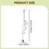 Hanging Door Opening Ornament Charm Windchime Wooden Seahorse Doorbell Pendant for Office Wall