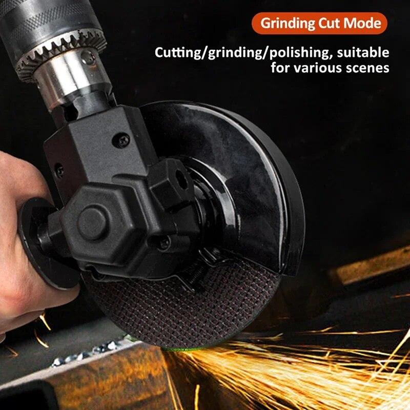 Holzbearbeitungswerkzeuge Elektrischer Bohrer zum elektrischen Hammer Winkelschleifer Konverter Umwandlungskopf Leistungsmodifizierter Werkzeugadapter DIY Holzbearbeitungsmaschine