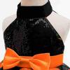 Halloween Kids' Formal Costume - Girls' Witch & Pumpkin Print Party Dress