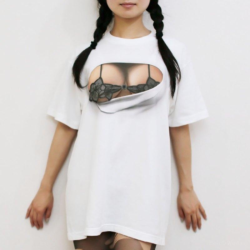 Damski T-shirt z nadrukiem