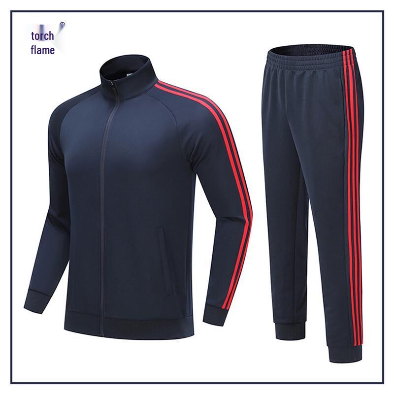 Unisex Stand-Collar Half-Zip Sports Tracksuit M