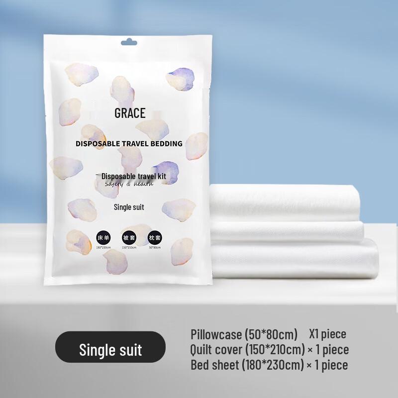 Grace Disposable Travel Bedding Set