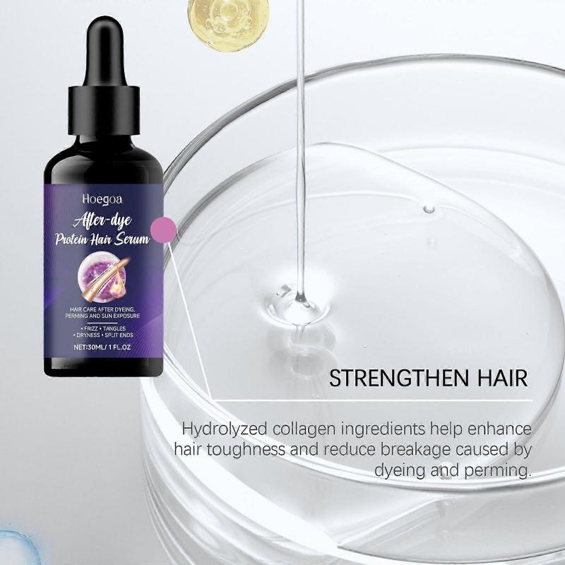 Hoegoa Keratin Essence Repair Hair Soft Hair Care Moisturizing Essence