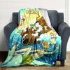 Custom Name Ghostly Urban Legends blanket for Couch & Bed, Plush Cozy Fuzzy Blanket Super Soft & Warm Blankets for Fall and Winter. 0908158