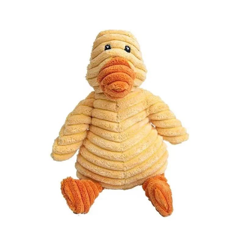 Durable Dog Chew Toys for Aggressive Chewers Large Dogs Interactive Squeaky Plush Monkey Pig Puppy Teething Molar Cleaning