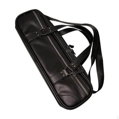 16/17 Holes Flute Gig Bag Plush Lining Protect with Adjustable Shoulder Strap