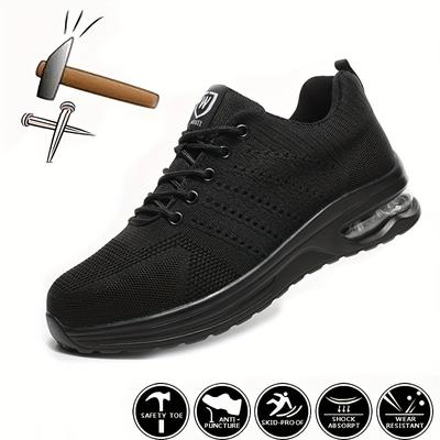 Zapatos de seguro laboral antigolpes y antipinchazos resistentes al desgaste y que absorben los golpes