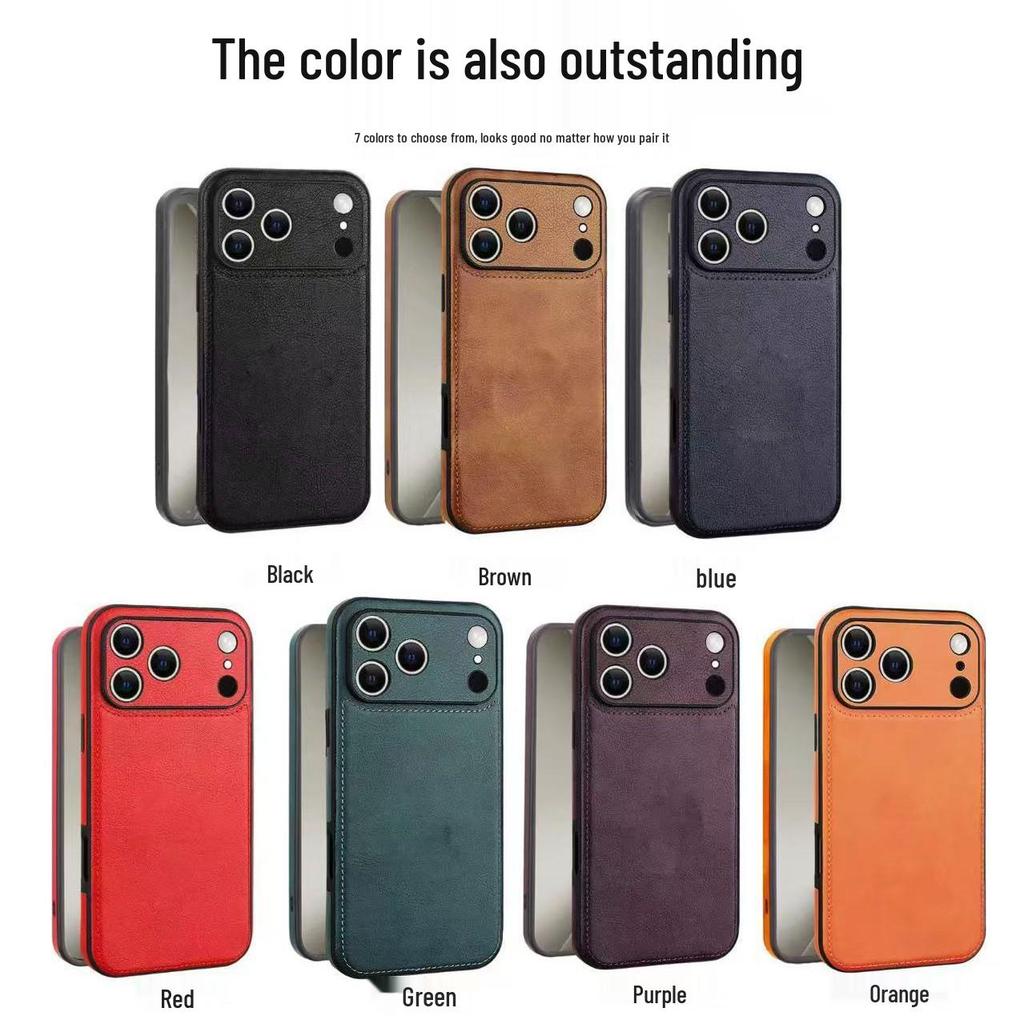 Premium Leather iPhone 17 Pro Max Drop-Proof Case