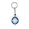 Genshin Impact Snezhnaya Ice Evil Eye Moe School Cultural Key Mobile Photo Souvenir [Sizuuenn] Keychain, Luminous, Cosplay, Merchandise, Festival,