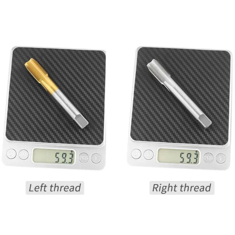 High Speed Steel HSS Spiral Threading Tap Silver Gold Metric Screw Taps