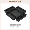 8 Pieces Felt Drawer Organizer Tray Containers Multipurpose Space Saving Dividers Desk