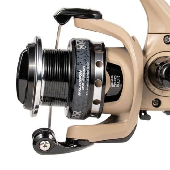 WILDSPIN 2500 spinning reel sea fishing freshwater high cost performance gear ratio (51) bass trout black bream rockfish light casting bait
