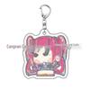 Kpop Demon Hunter Girl Group Keychain: Lumi, Zoe, Mira & Qin Yu Cute Acrylic Schoolbag Pendant