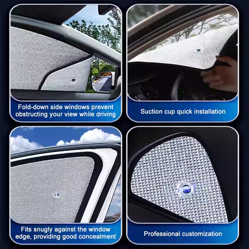 Car Sunshades For Land Rover Discovery 4 LR4 L319 2009 2010 2011-2016 Full Cover Windshield Visor Anti UV Sunshade Accessories