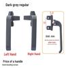 38-Type Aluminum Alloy Window Handle with 7-Shaped Lock Buckle for Doors, Casements, and Curtains