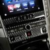 Carbon Fiber Interior CD Panel Frame Trim Cover Fits Infiniti Q50 Q60 2014-