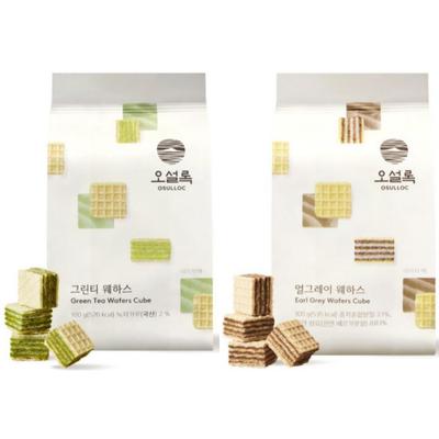 Osulloc Wafers Cube 100g 2Typs(Green Tea, Earl Grey)
