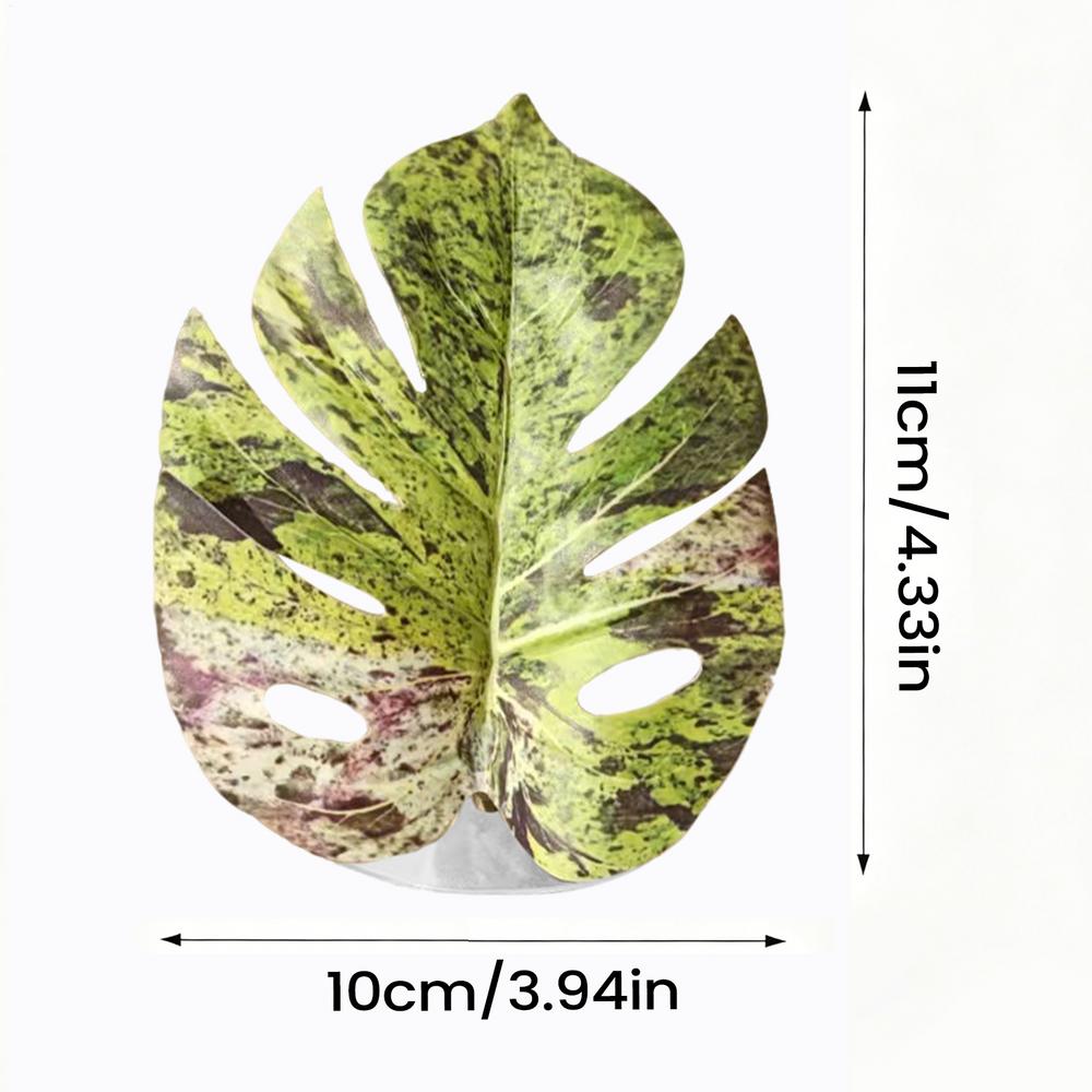 Aquarium Betta Fish Leaf Pad with Suction Cup Relax Plants Fish Spawning Habitat Pets Fish Tank Decor Artificial Leaf Hammock