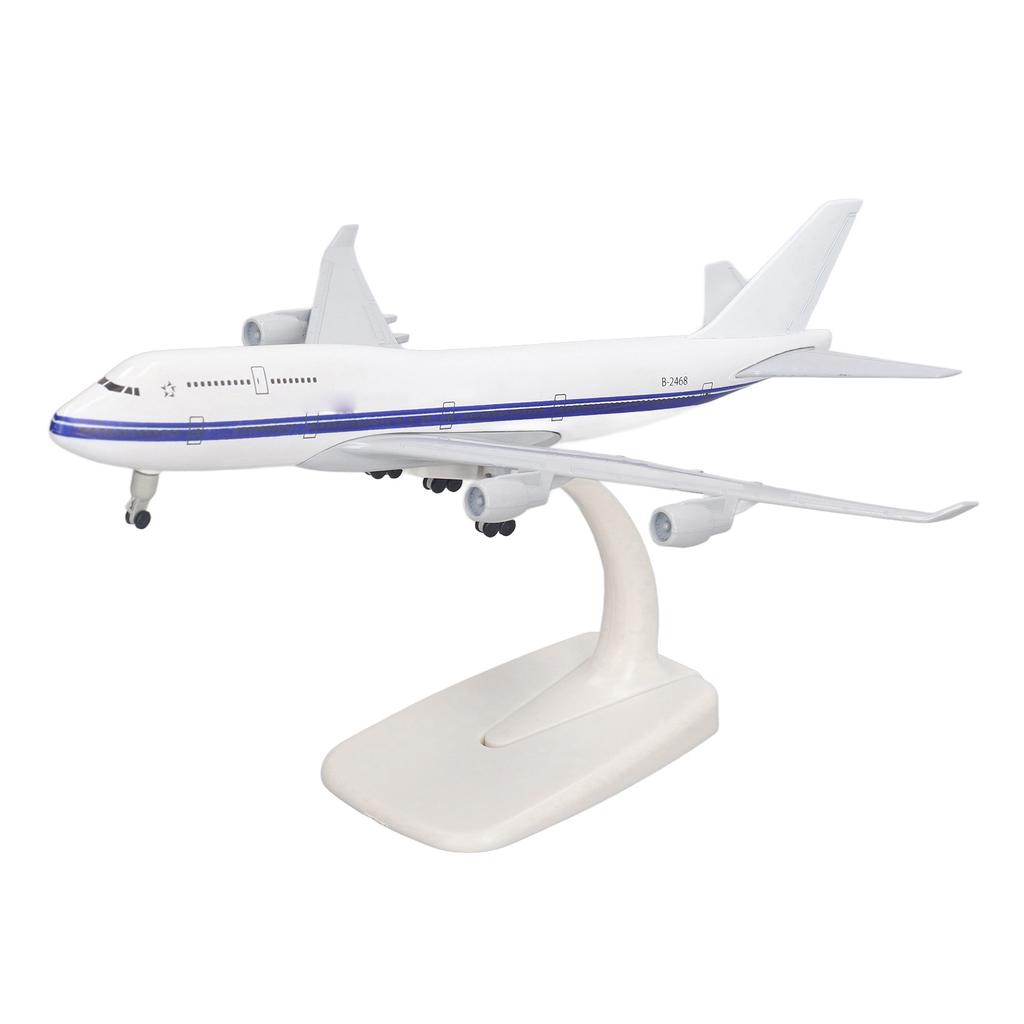 Delicate Diecast Airliner Model Alloy Simulated Passenger Plane Model with Stand for Kid Adult 7.9