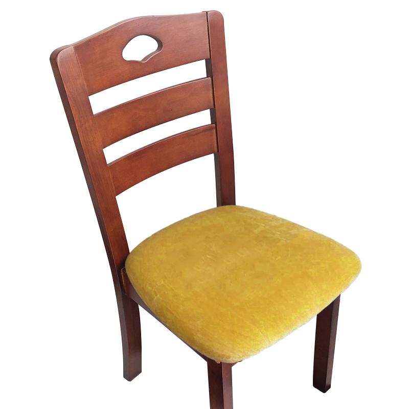 Velvet Fabric Soft Seat Cushion Covers Stretch Washable Spandex Dining Chair Cover Slipcovers For Home Hotel Banquet Living Room