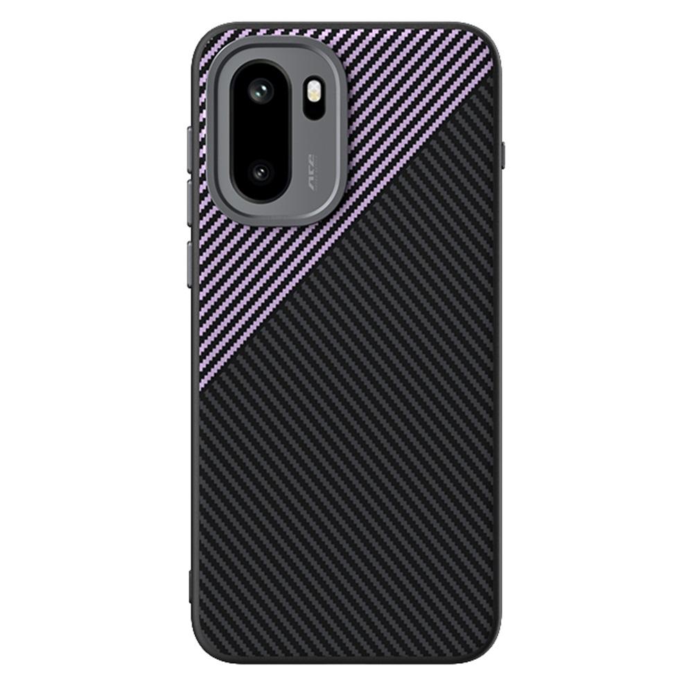 ABEEL For OnePlus 15R 5G/Ace 6T 5G Magnetic Case Carbon Fiber Texture TPU PC PU Phone Back Cover
