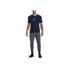 Under Armour Letter Logo Print Casual Short Sleeve T-Shirt Men Tops Academy-Blue 1366443-408