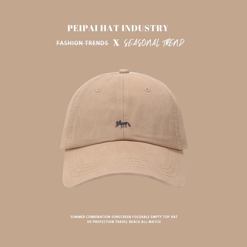 

Baseball cap women s high-quality wide-brimmed face small purple visor Korean version peaked cap men M（56-58cm）