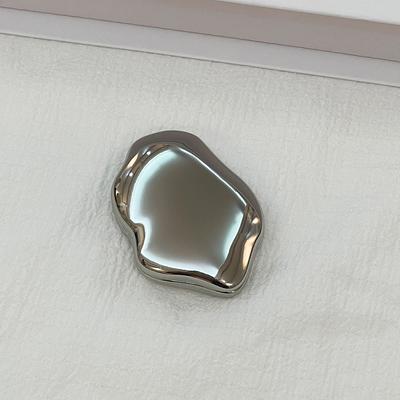 Handheld Heart-Shaped Makeup Mirror, Mini Non Fragile Portable Double-Sided Small Mirror, Cute And Foldable Makeup Repair Mirror