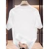 European sizes Star Brothers Creative Print Summer Unisex Versatile Short-Sleeve T-Shirt for Men Crew Neck Summer Casual Tee Tops