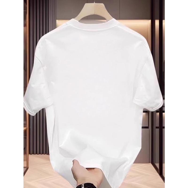 European sizes Star Brothers Creative Print Summer Unisex Versatile Short-Sleeve T-Shirt for Men Crew Neck Summer Casual Tee Tops