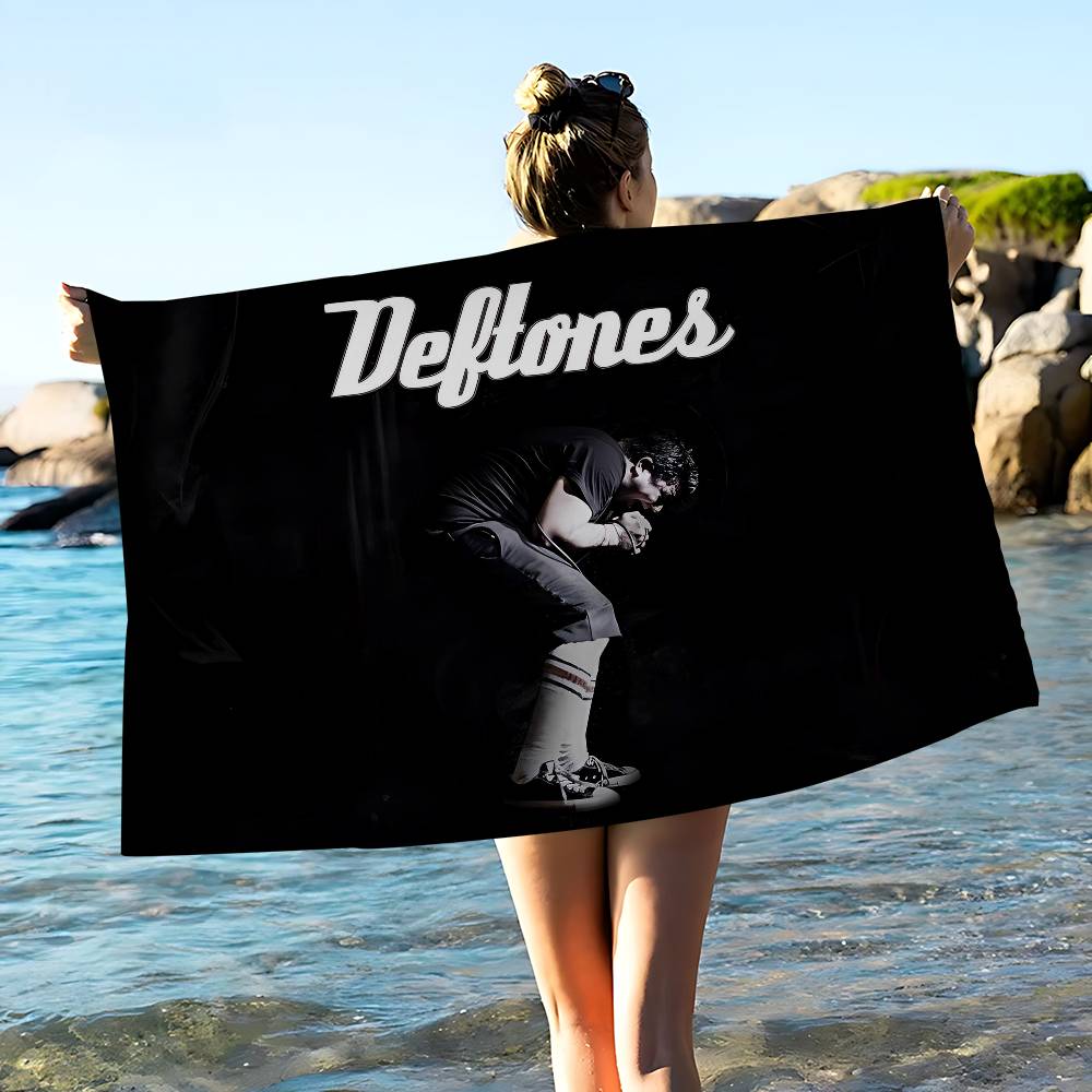 

D-Deftones Fashion Beach Towel Colorful Bath Towels For Girl Microfiber Quick Dry Sand Free Beach Yoga Spa Gym Pool W40*H60(CM)