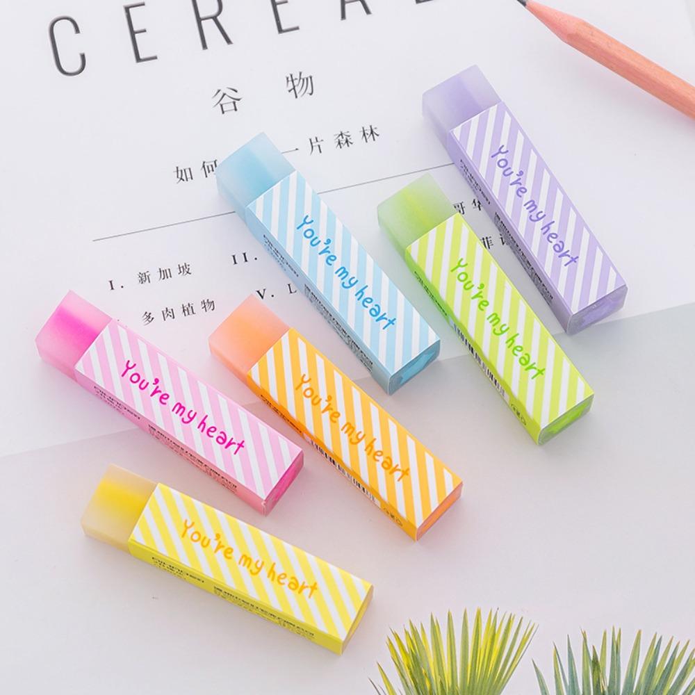 Kids Gifts Fancy Eraser Random Color Cute Eraser Creative Strip Eraser
