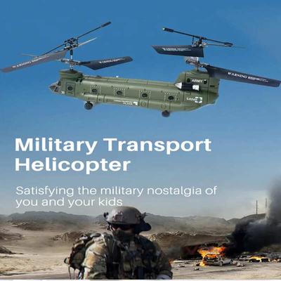 New Helicopter S026H Twin Propeller Fixed Altitude Transport Helicopter Aircraft Remote Control Children's Toy Parent-child Interactive Boy Gift