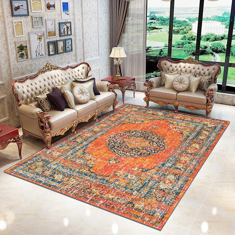 Vintage Persian Style Living Room Carpet Hotel Homestay Corridor Carpet