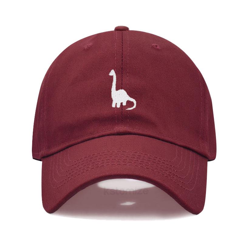 Unisex Soft Cotton Dad Hat Dinosaur Embroidery Baseball Cap For Women Men Adjustable Unisex Casual Sports Caps