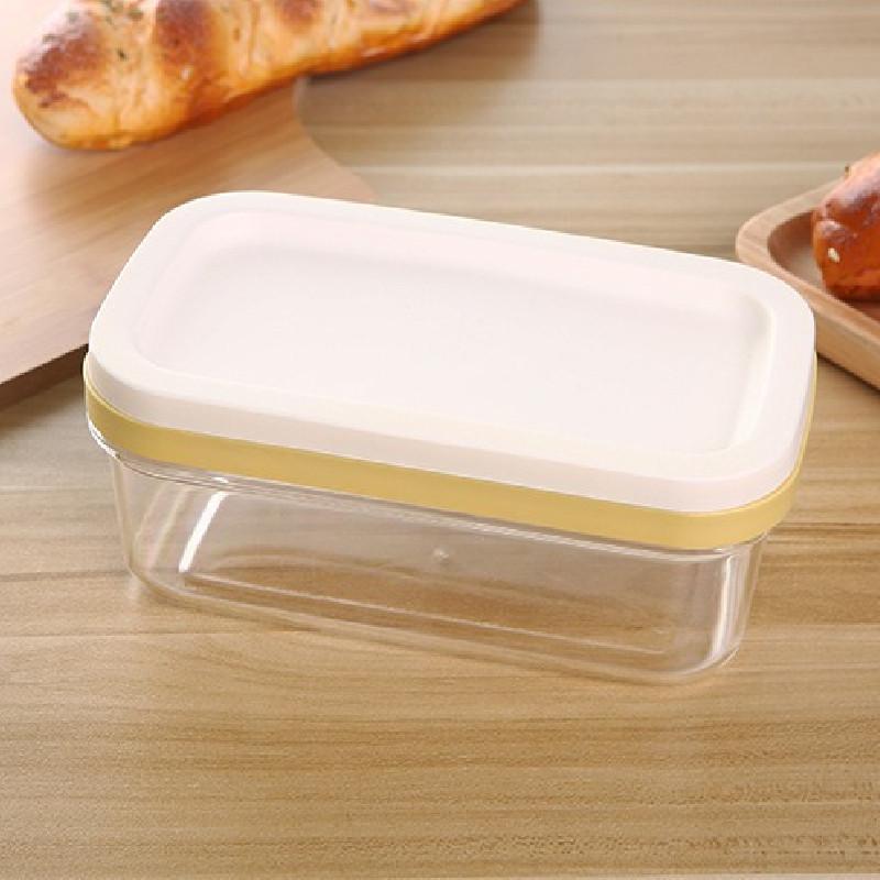 

Versatile Butter Holder And Cheese Cutter Box Ideal For Fresh Food Storage And Organization S（16.5*9.5*7cm）