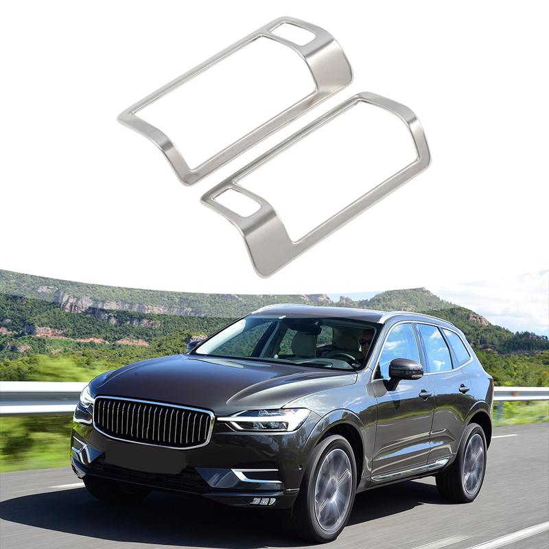 Premium Edelstahl Luftauslass Abdeckung Zierleiste für Volvo XC60 2018 und XC90 2015 2018 Verbessert das Innenraum-Aussehen