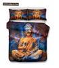 Buddha Duvet Cover Set Religion Mandala Style 3D Print Comforter Cover King Queen Size For Kids Teen Adult Polyester Bedding Set