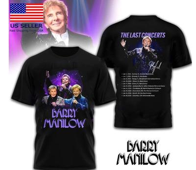 Barry Manilow The Last Concerts Tour 2026 T-Shirt, FAST SHIP