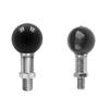 25mm Ball Head Adapter with M8 or M10 Thread Post Motorcycle Handlebar Mount Rearview Mirror Ball Clamp Metal Bracket